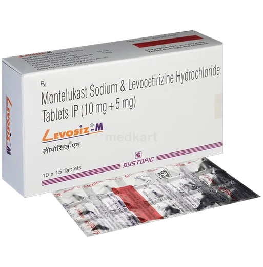 levosiz m tablet 15's
